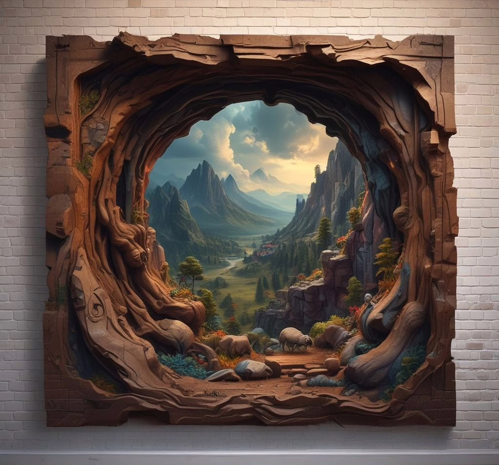 3d Art Wall Decoration D2 11