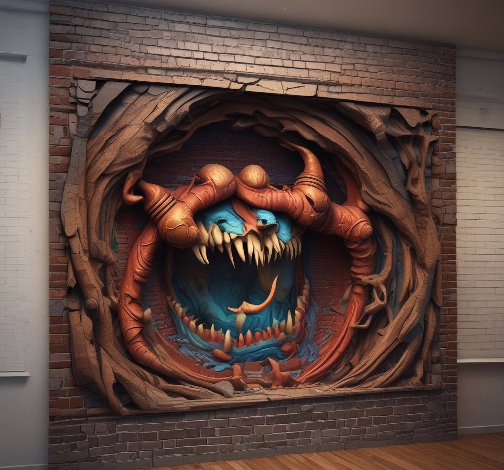 3d Art Wall Decoration D2 17