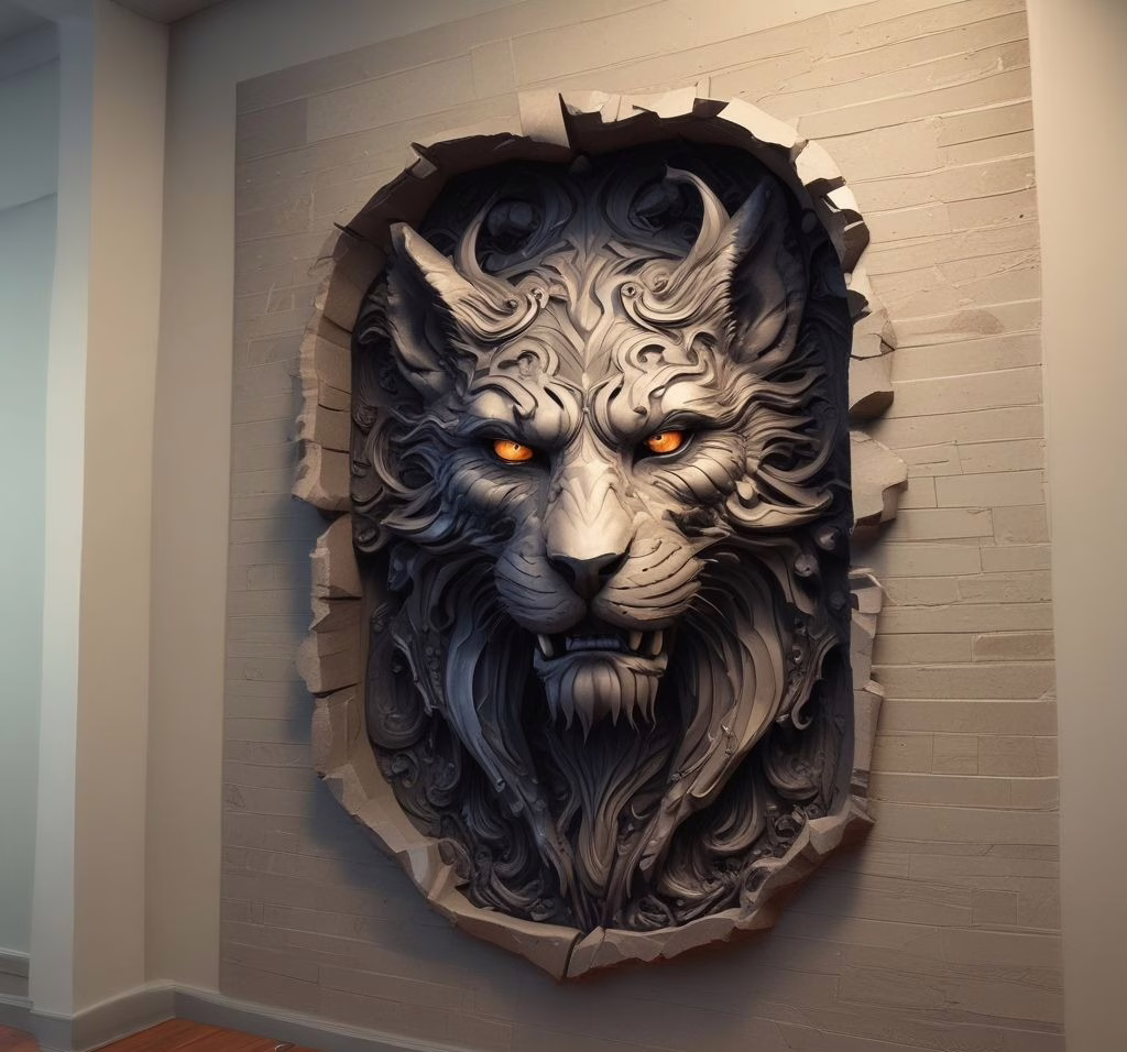 3d Art Wall Decoration D2 26