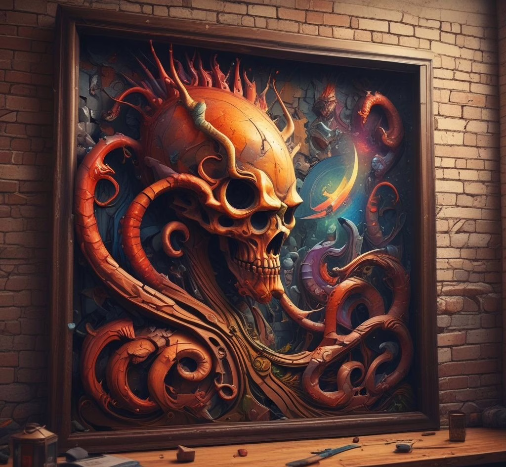 3d Art Wall Decoration D2 5
