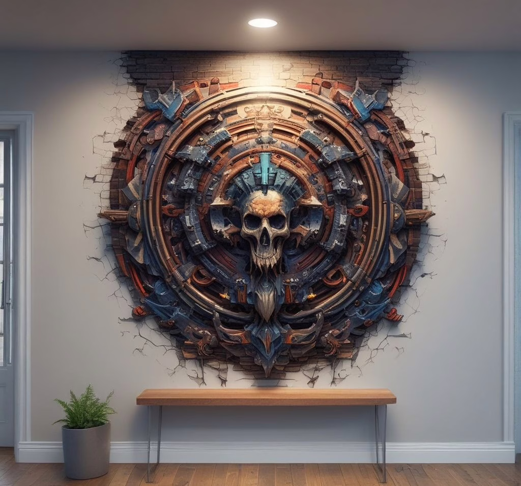 3d Wall Art Decoration D1 33
