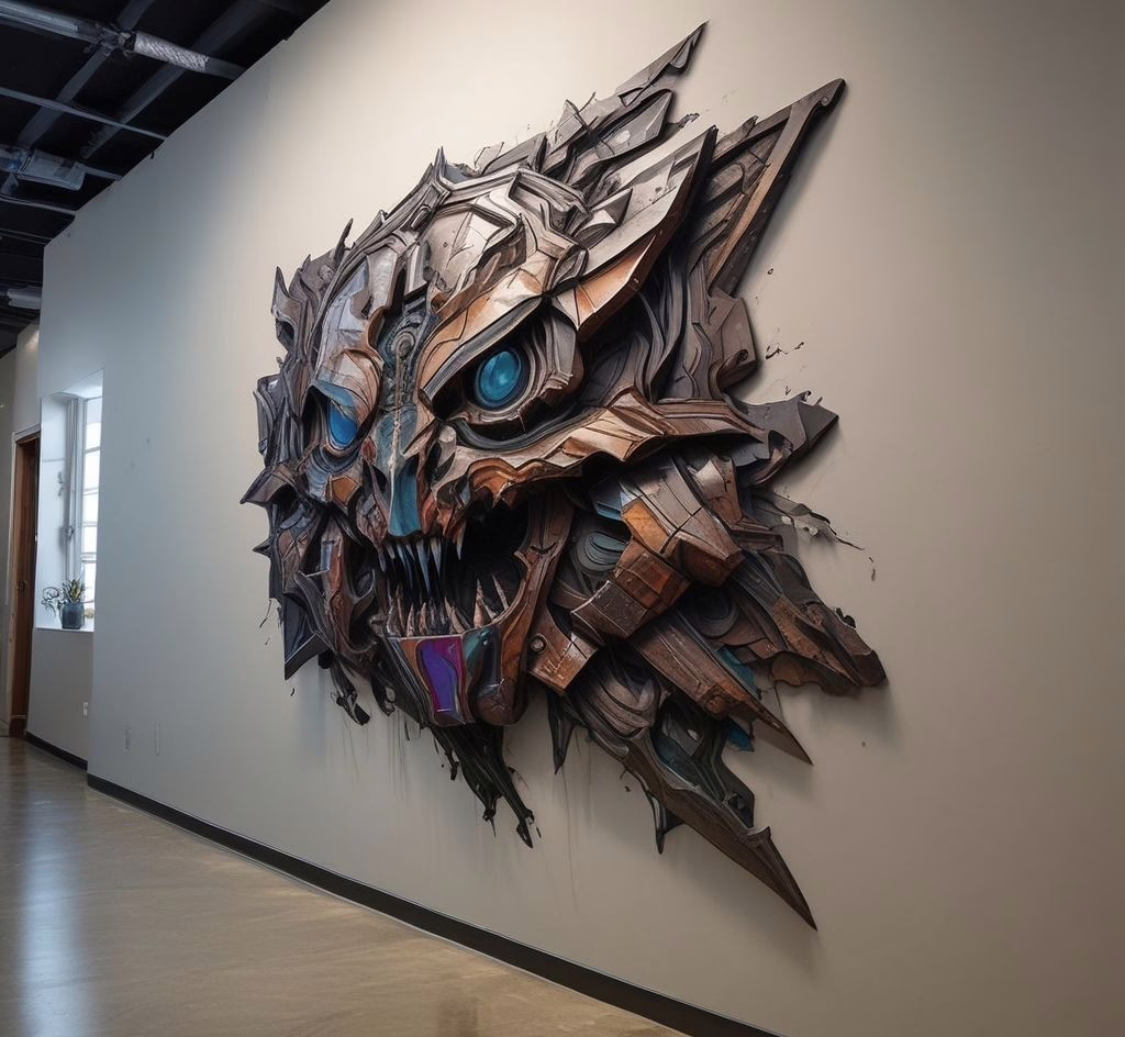 3d Wall Art Decoration D1 34