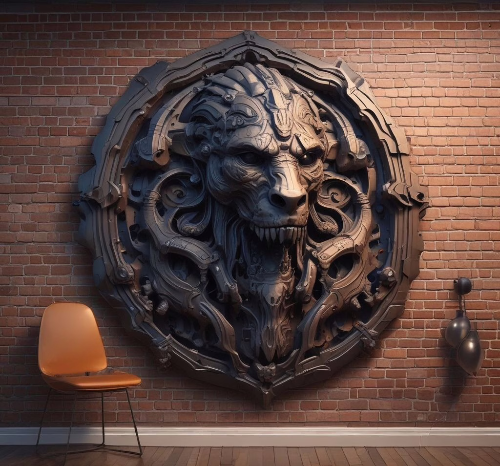 3d Wall Art Decoration D1 6