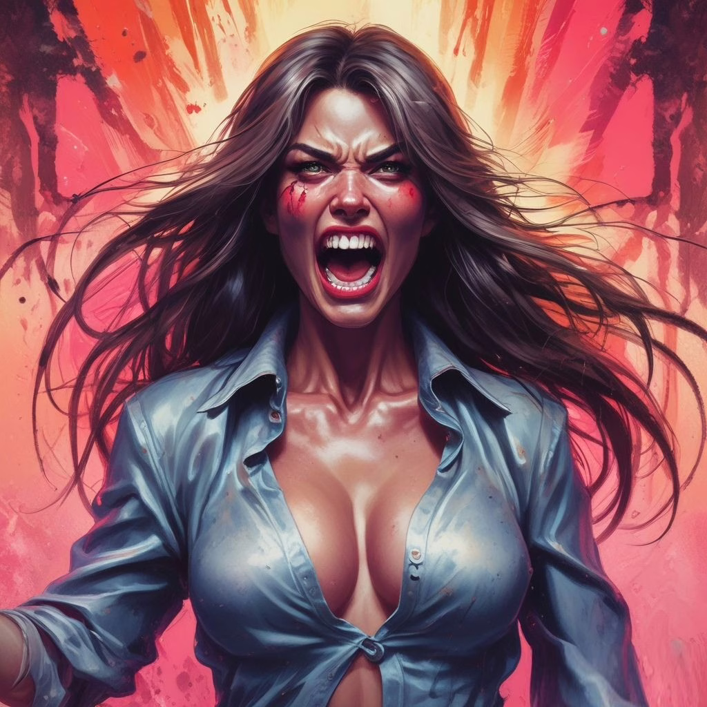 Angry Babe Screaming 5