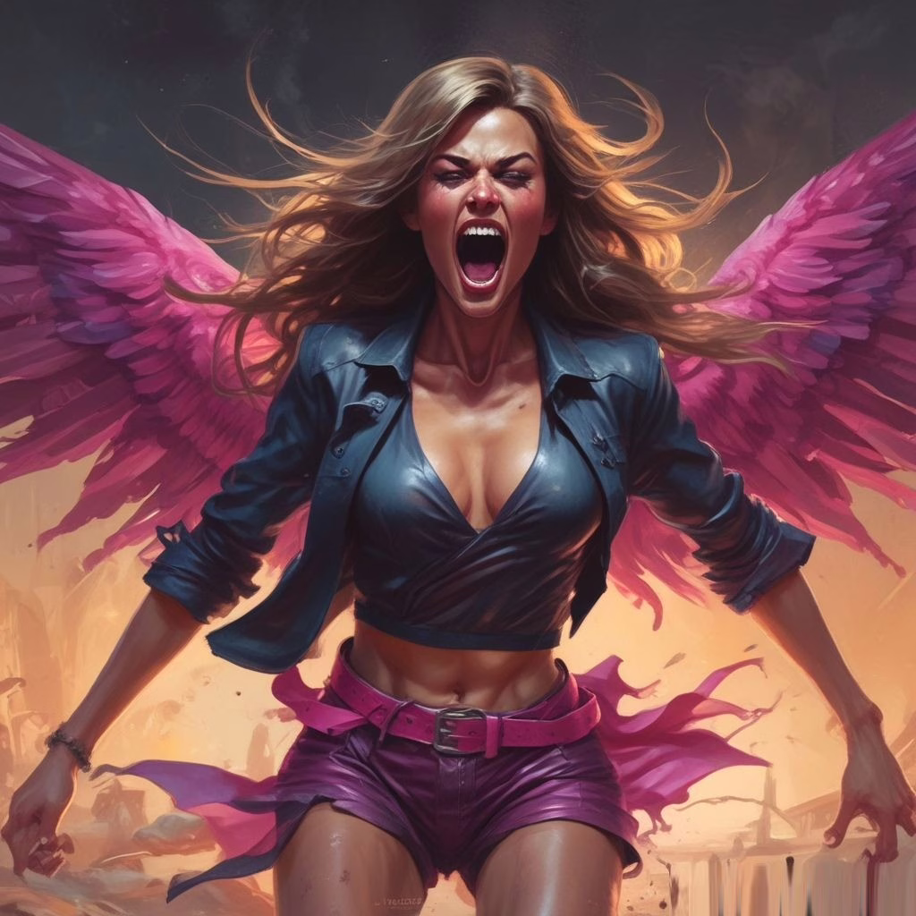Angry Babe Screaming 9