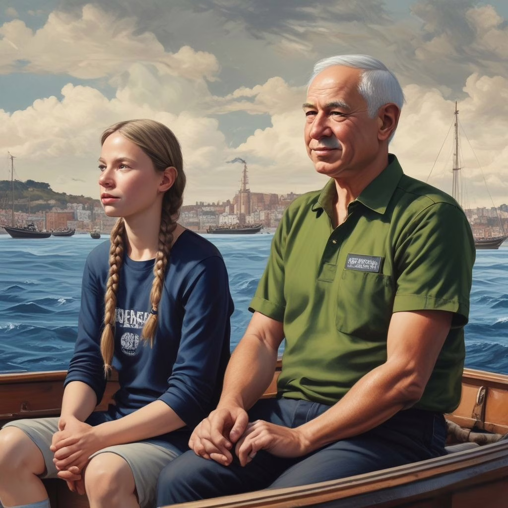 Greta Netayahu On Boat 1