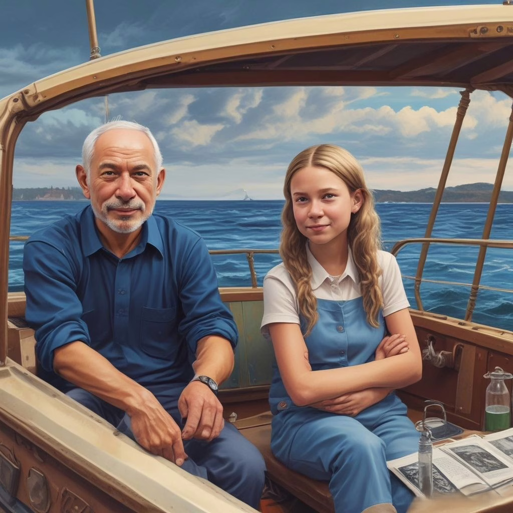 Greta Netayahu On Boat 5