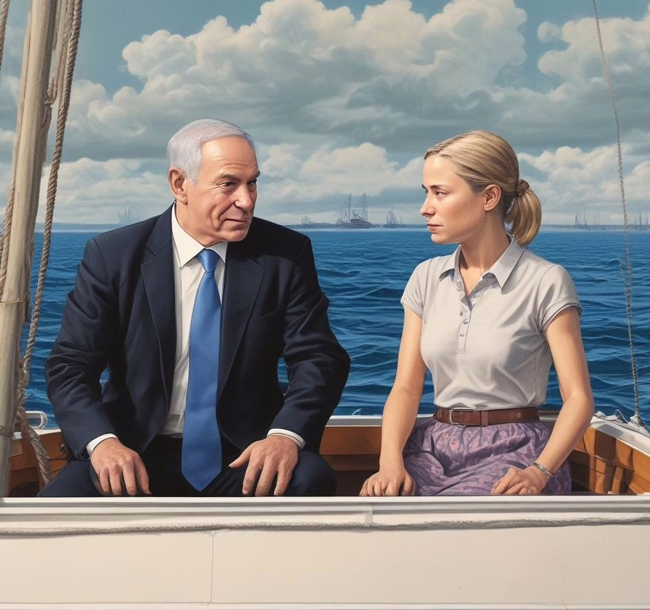 Greta N Netanyahu On A Flotilla 1