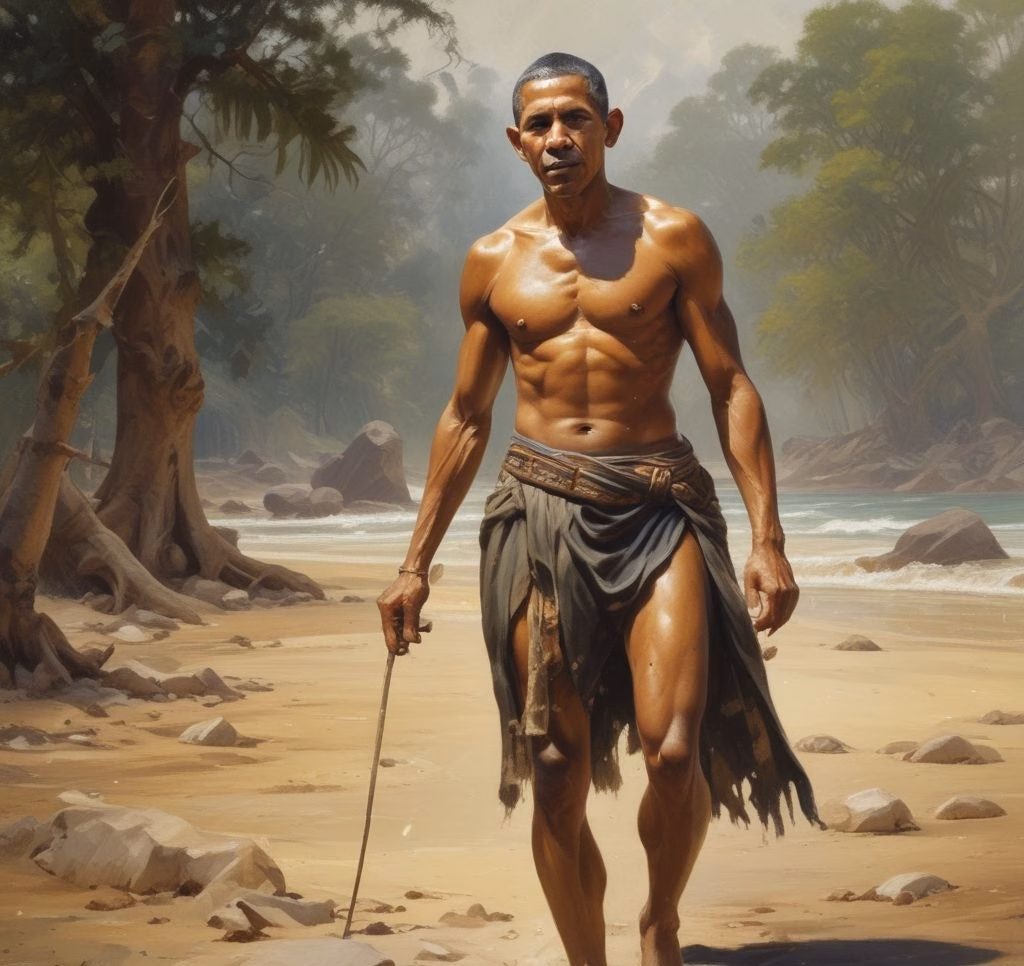 Obama Loincloth 3d Wallpaper 3d Wallpaper