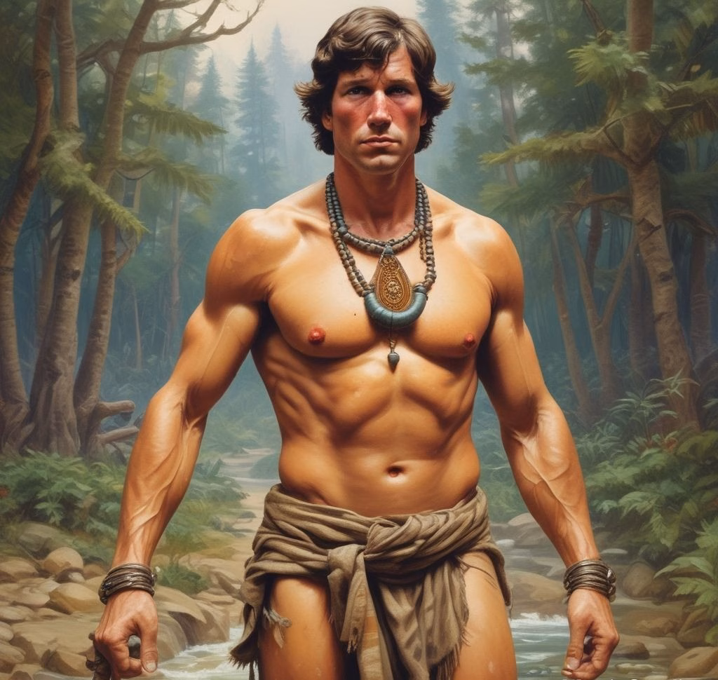 Tucker Carlson Loincloth 3d Wallpaper 3d Wallpaper High Quality 6