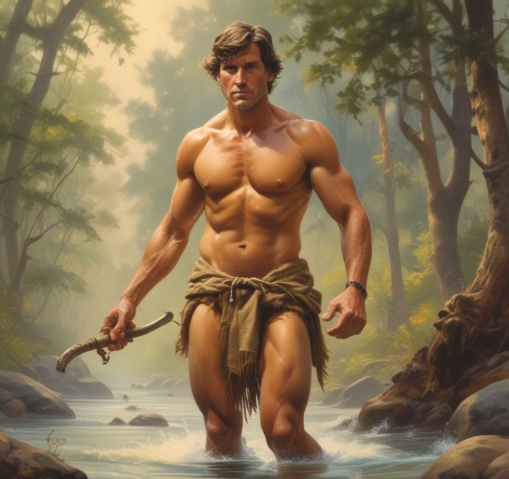 Tucker Carlson Loincloth 3d Wallpaper 3d Wallpaper High Quality 7