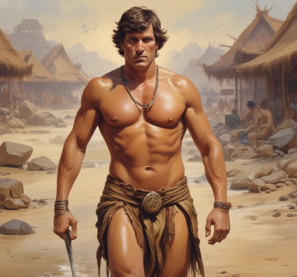 Tucker Carlson Loincloth 3d Wallpaper 3d Wallpaper High Quality 9