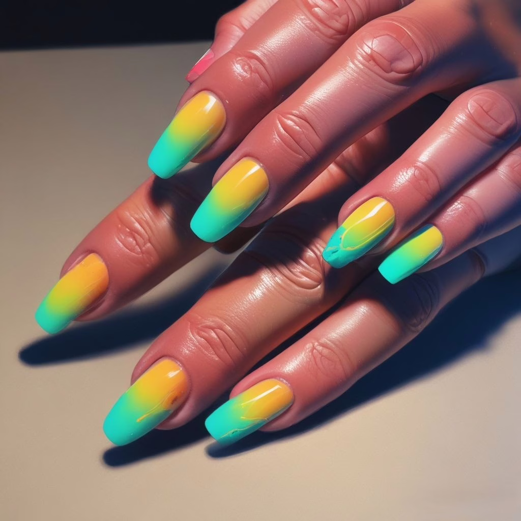 Aquamarine Nails