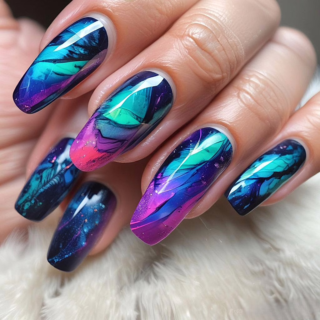 Nail Art Cosmic