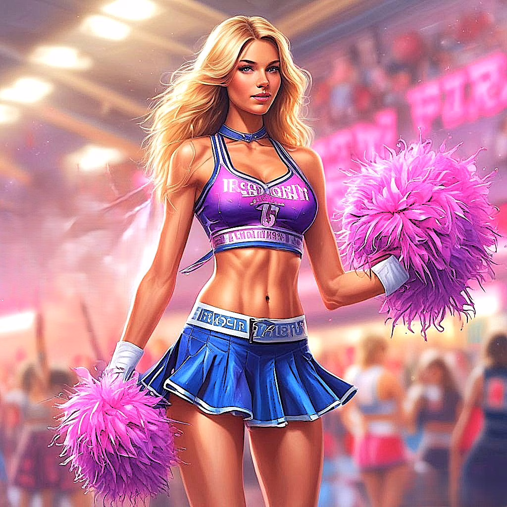 Attractive Cheerleader Girl1a 1