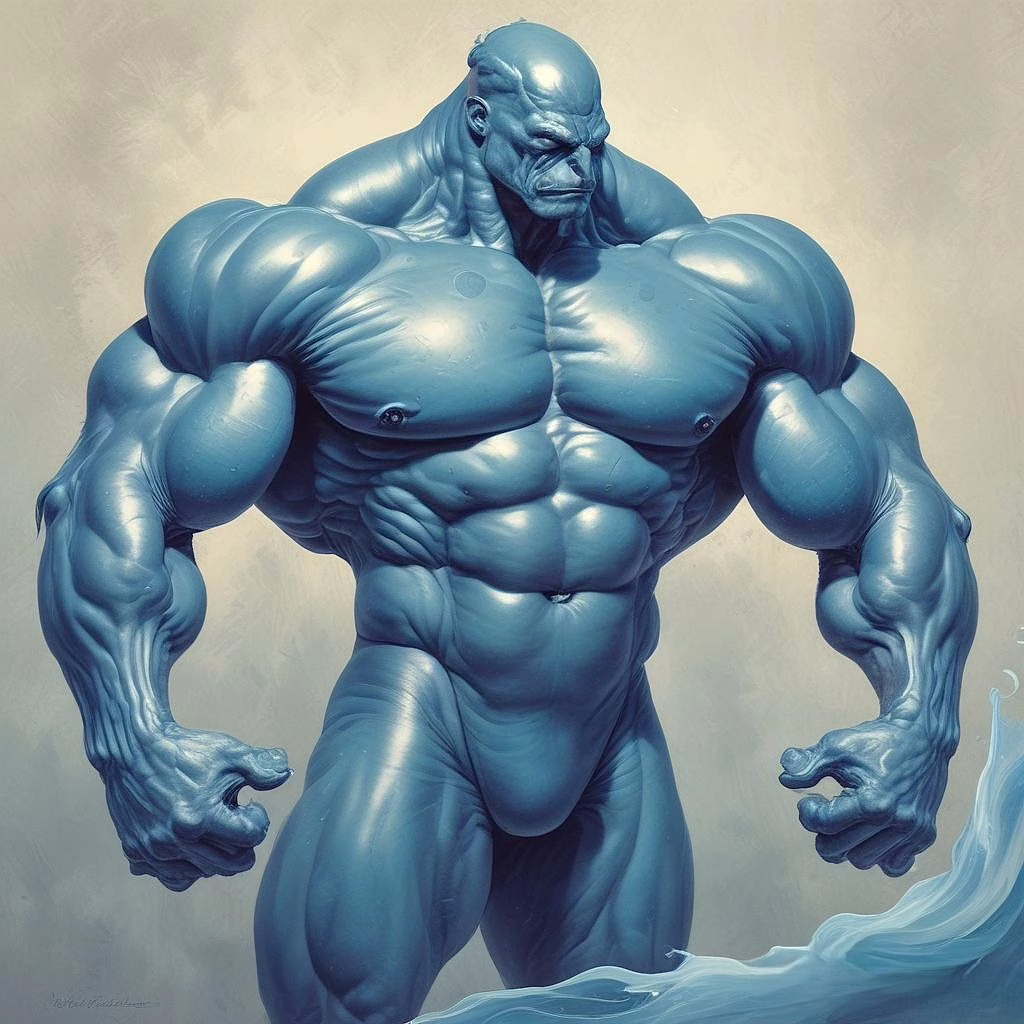 Blue Whale Dragon Man Computer Games Characters 3