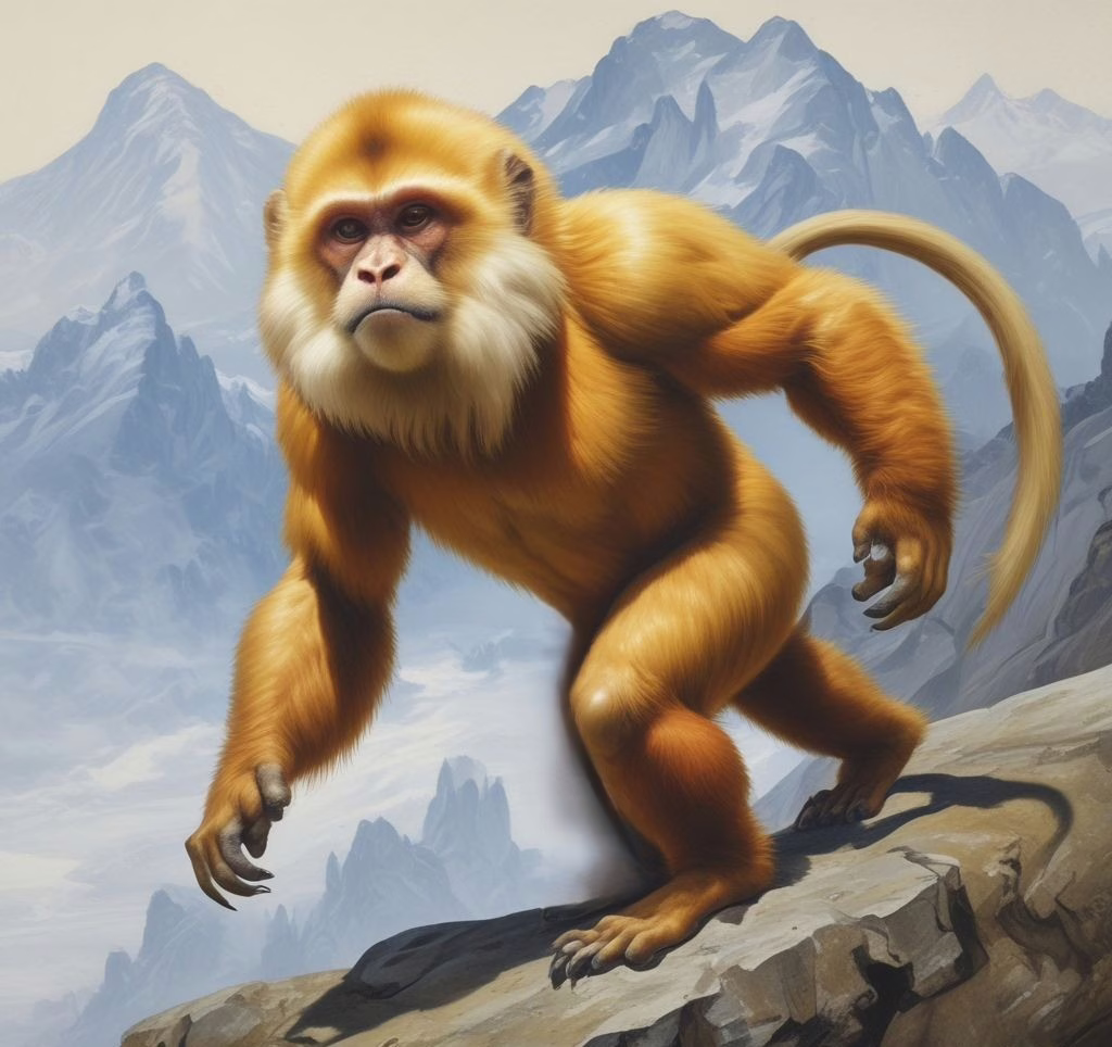 Golden Snub Nose Monkey Game Characters 1