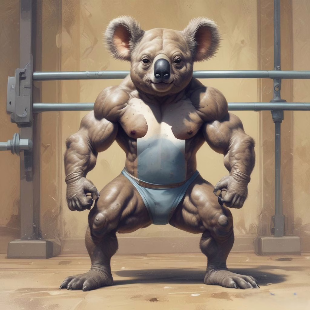 Koala Dragon Man Character Wallpaper High Quality 2