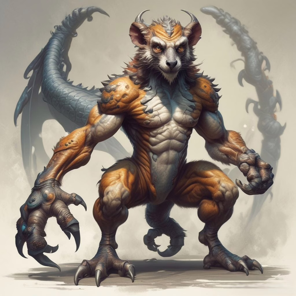 Lemur Dragon Game Characters 10