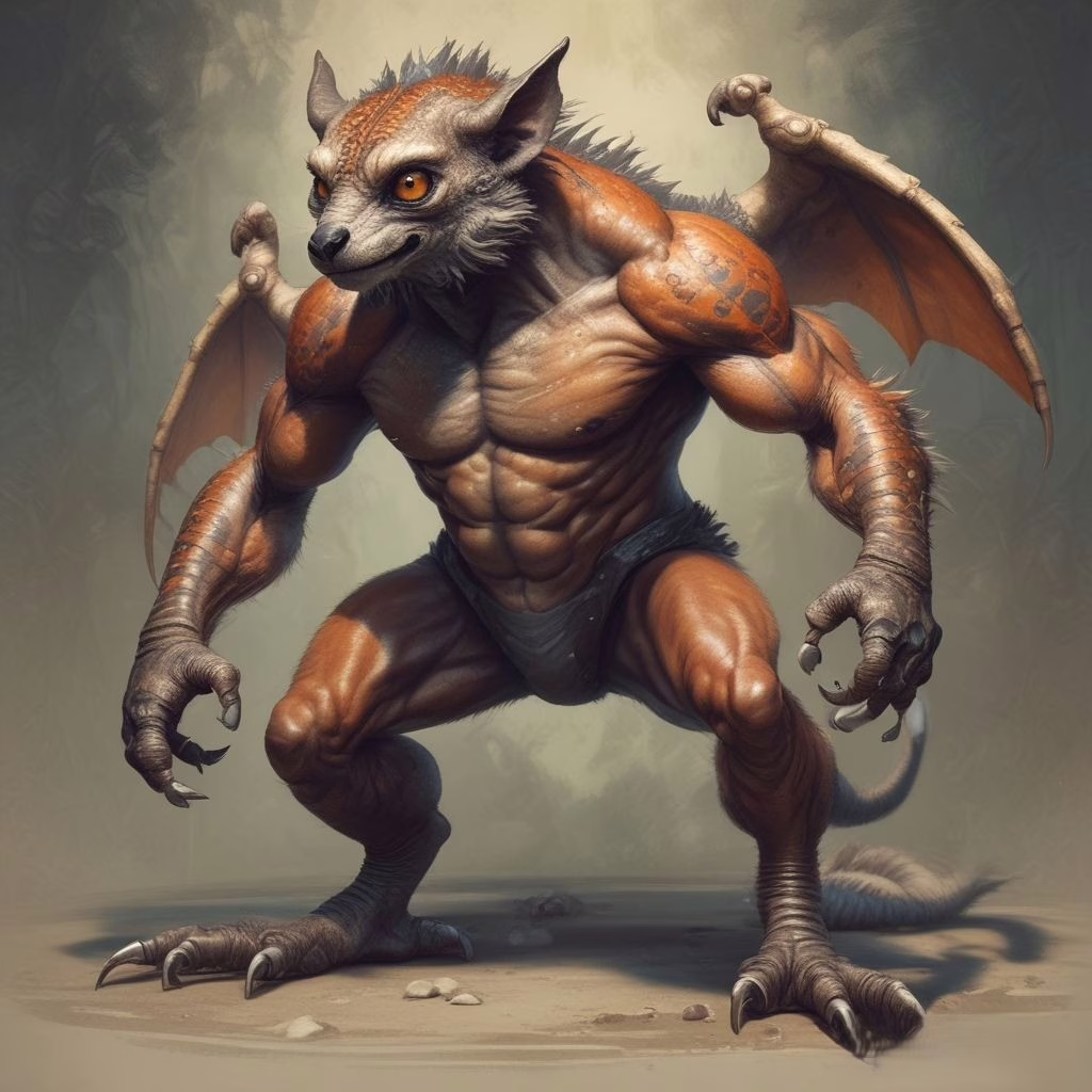 Lemur Dragon Game Characters 11