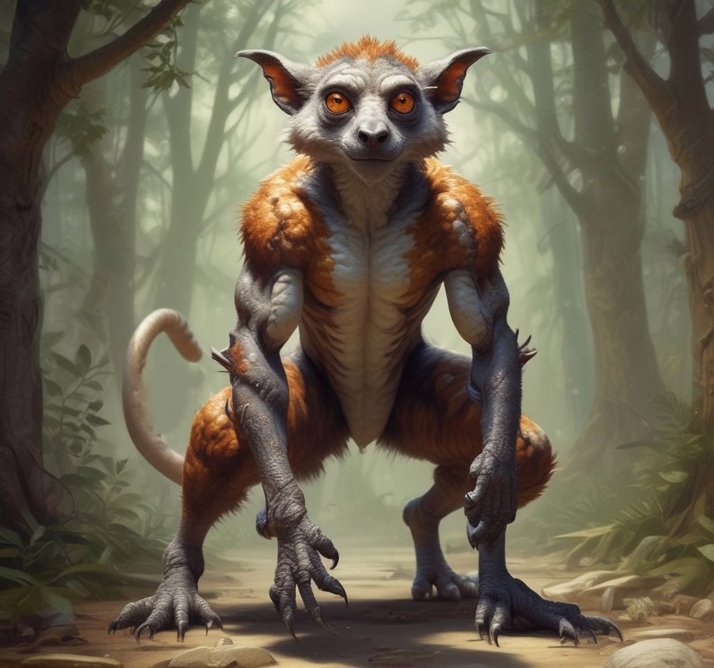 Lemur Dragon Game Characters 12
