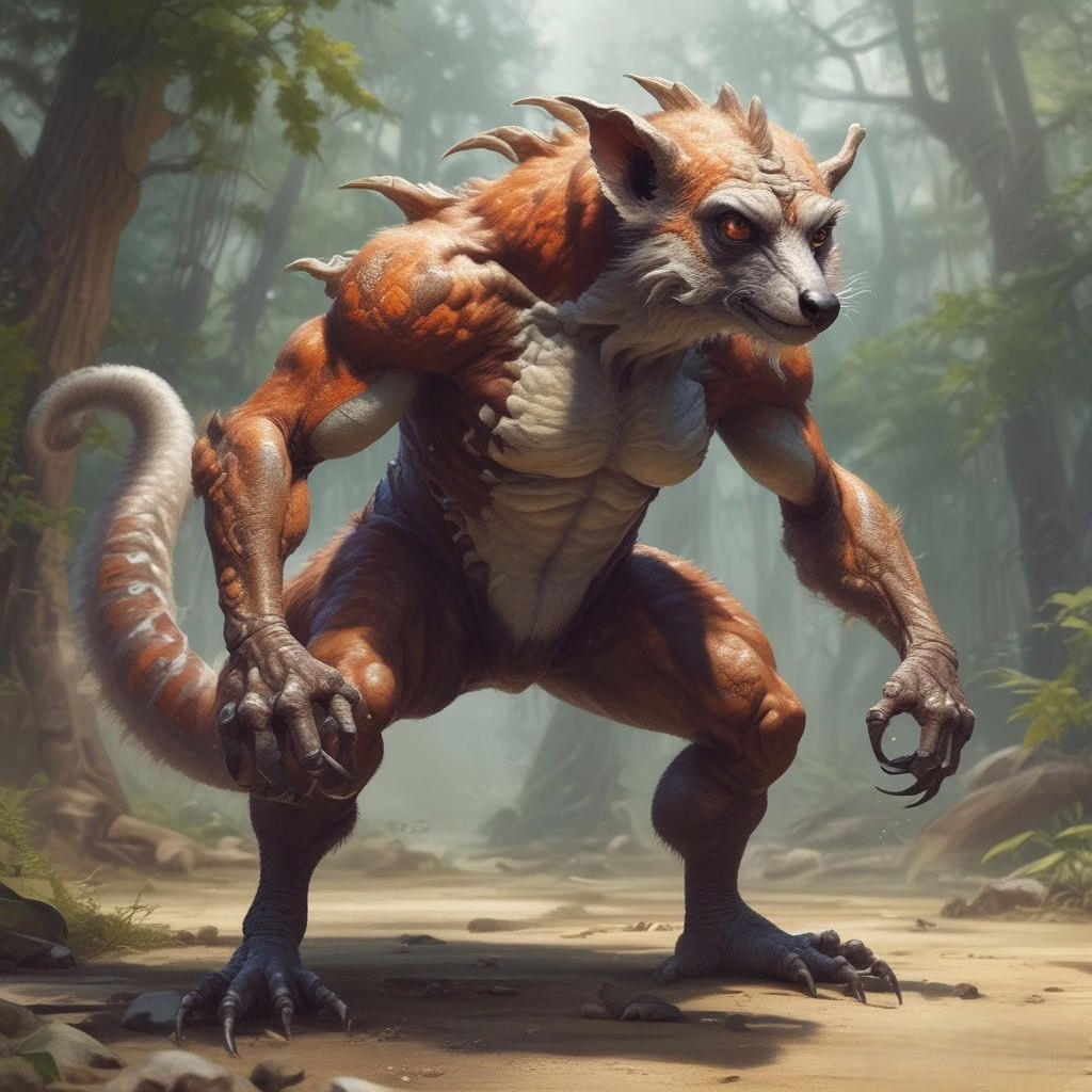 Lemur Dragon Game Characters 6