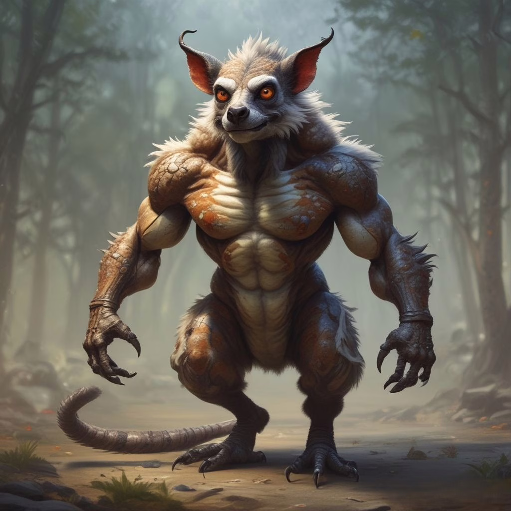 Lemur Dragon Game Characters 7