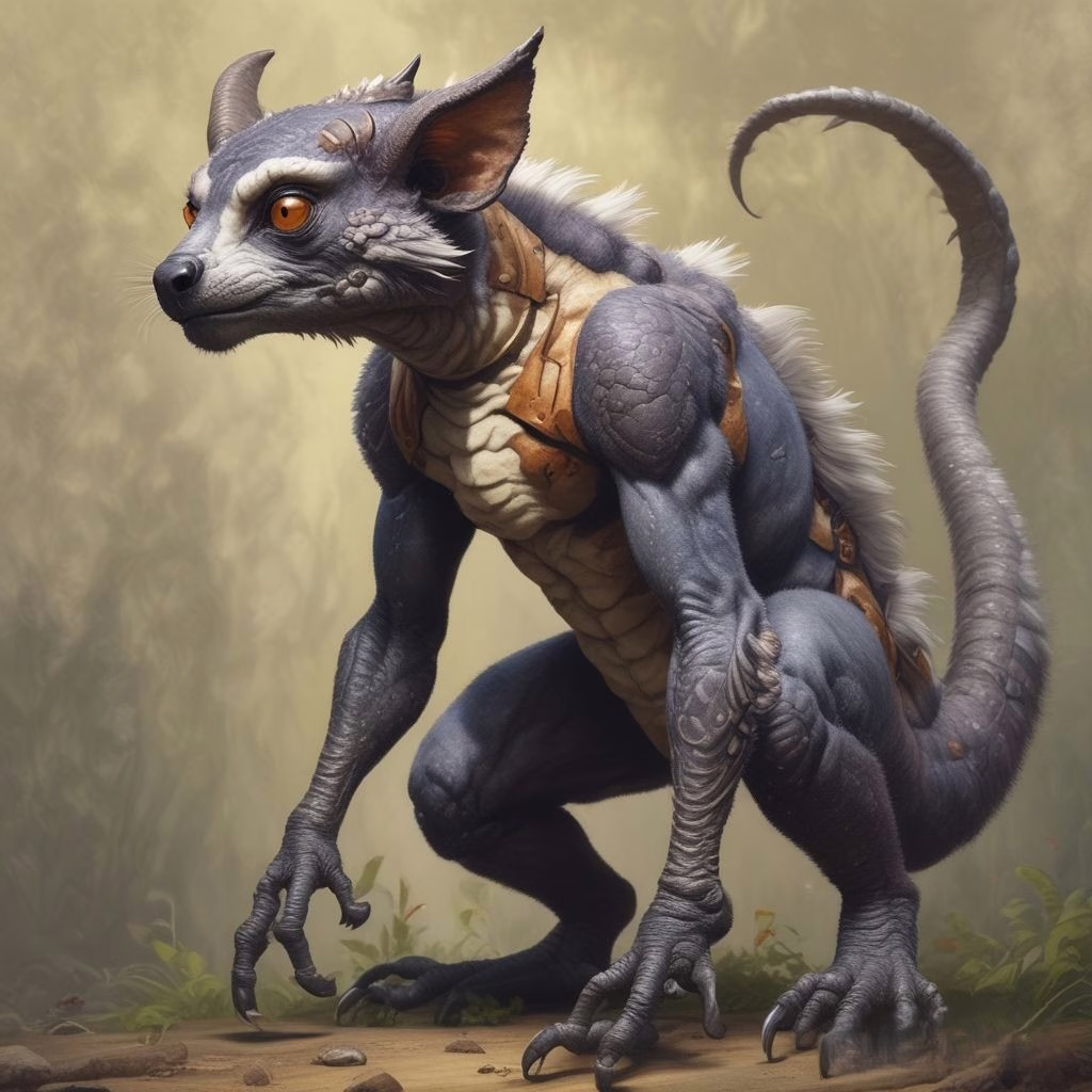 Lemur Dragon Game Characters 8