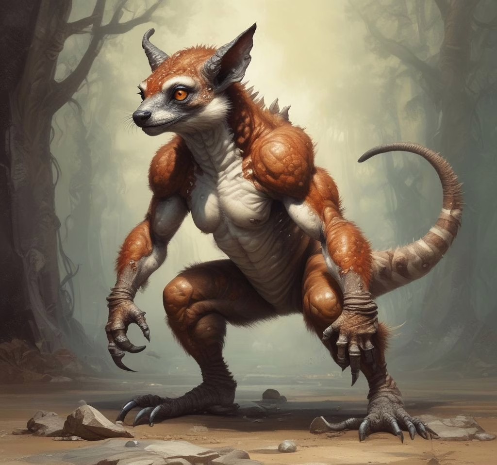 Lemur Dragon Game Characters 9