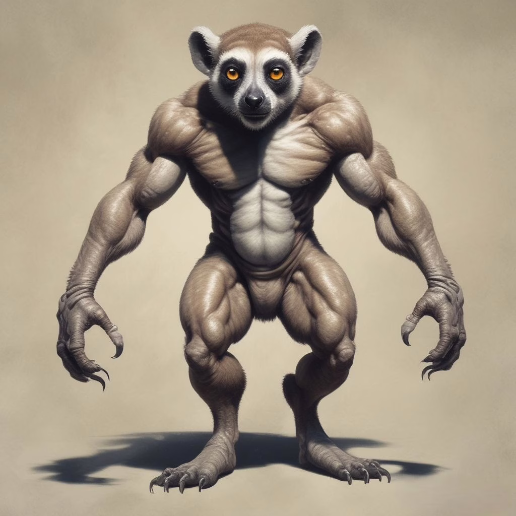 Lemur King Julian Computer Game Character 2