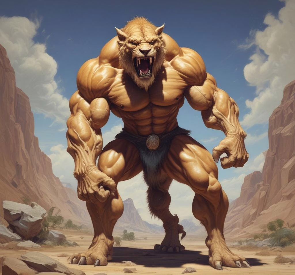 Leothe Lion Character 2d Game