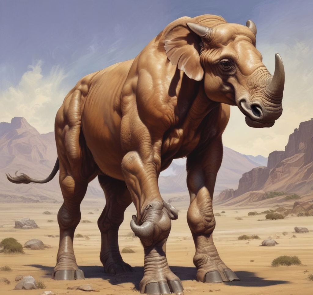 Game Characters HD High Quality Paraceratherium