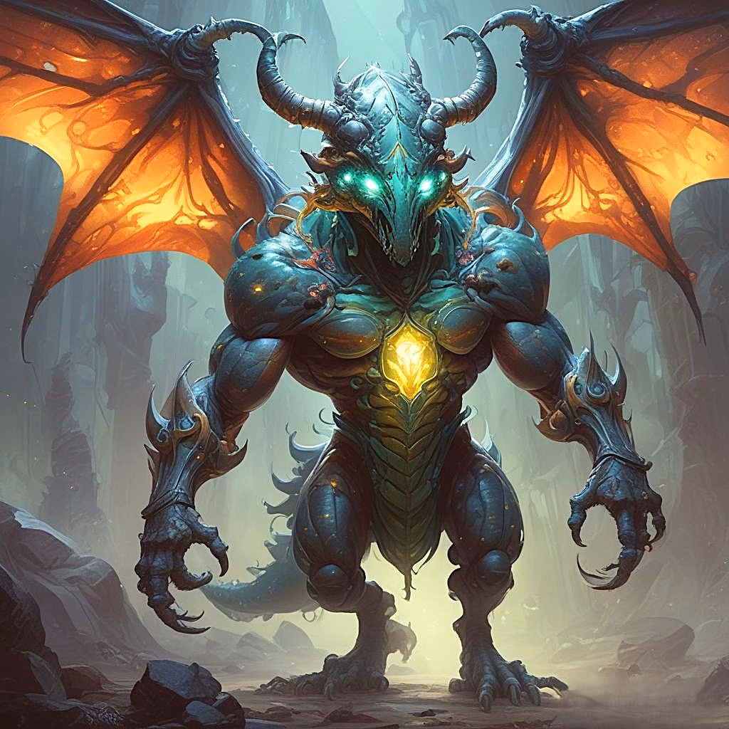 computer game character beetle bug dragon high quality