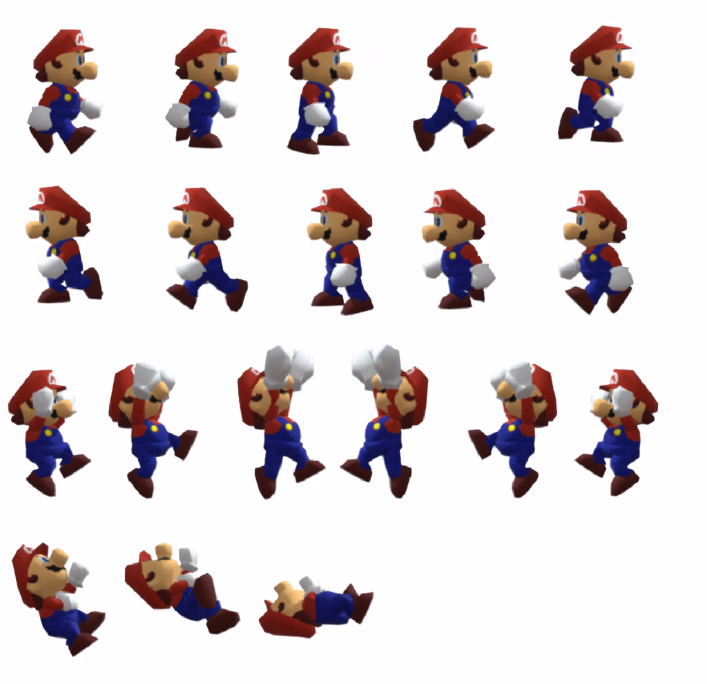 High quality Super Mario sprite sheets