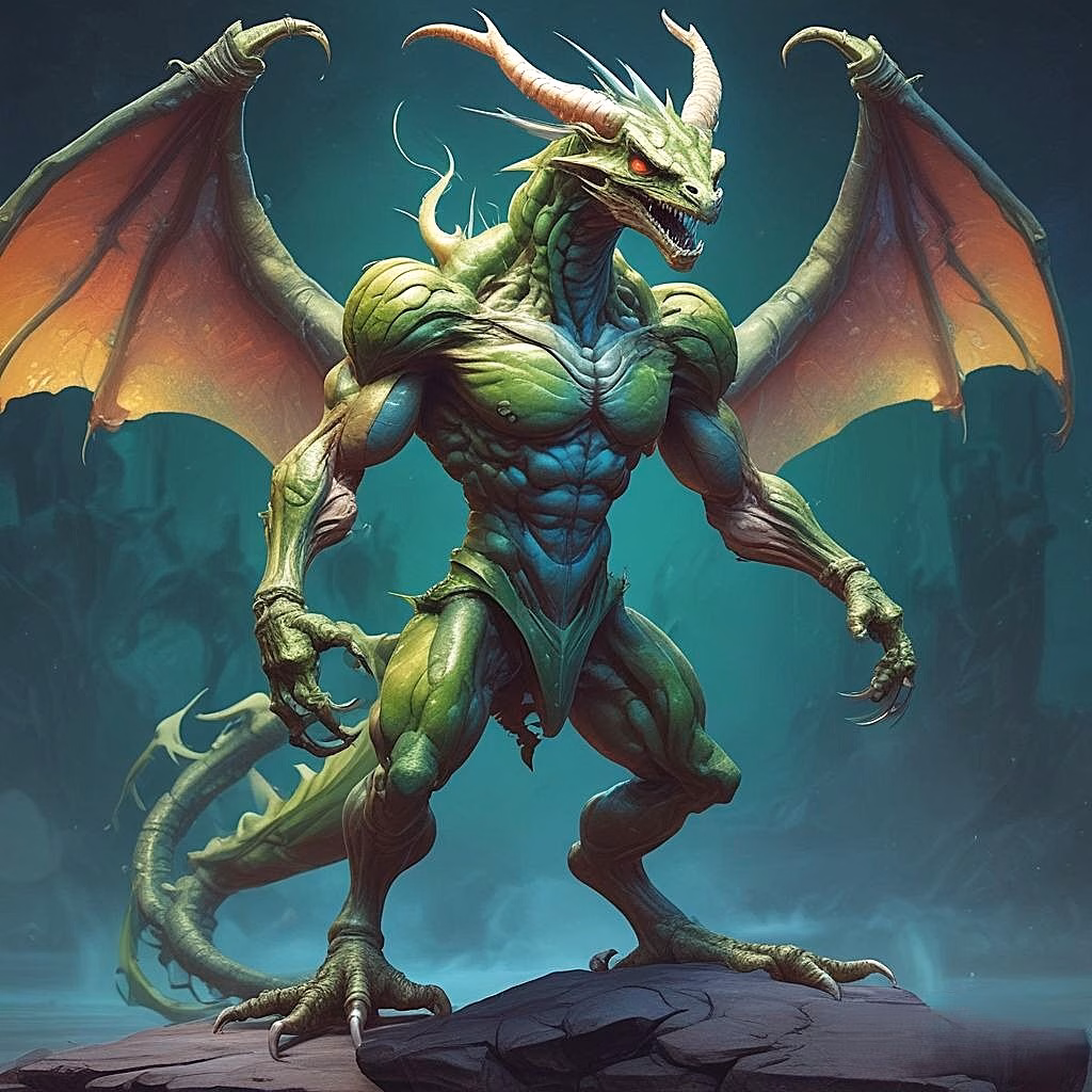 Insect Dragon 2d Video Game Character 1
