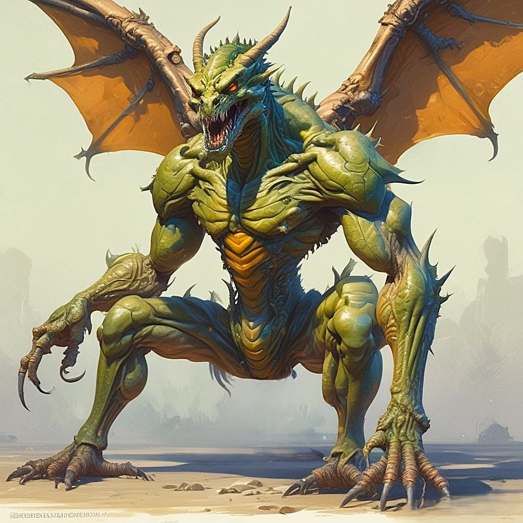 Insect Dragon 2d Video Game Character 5